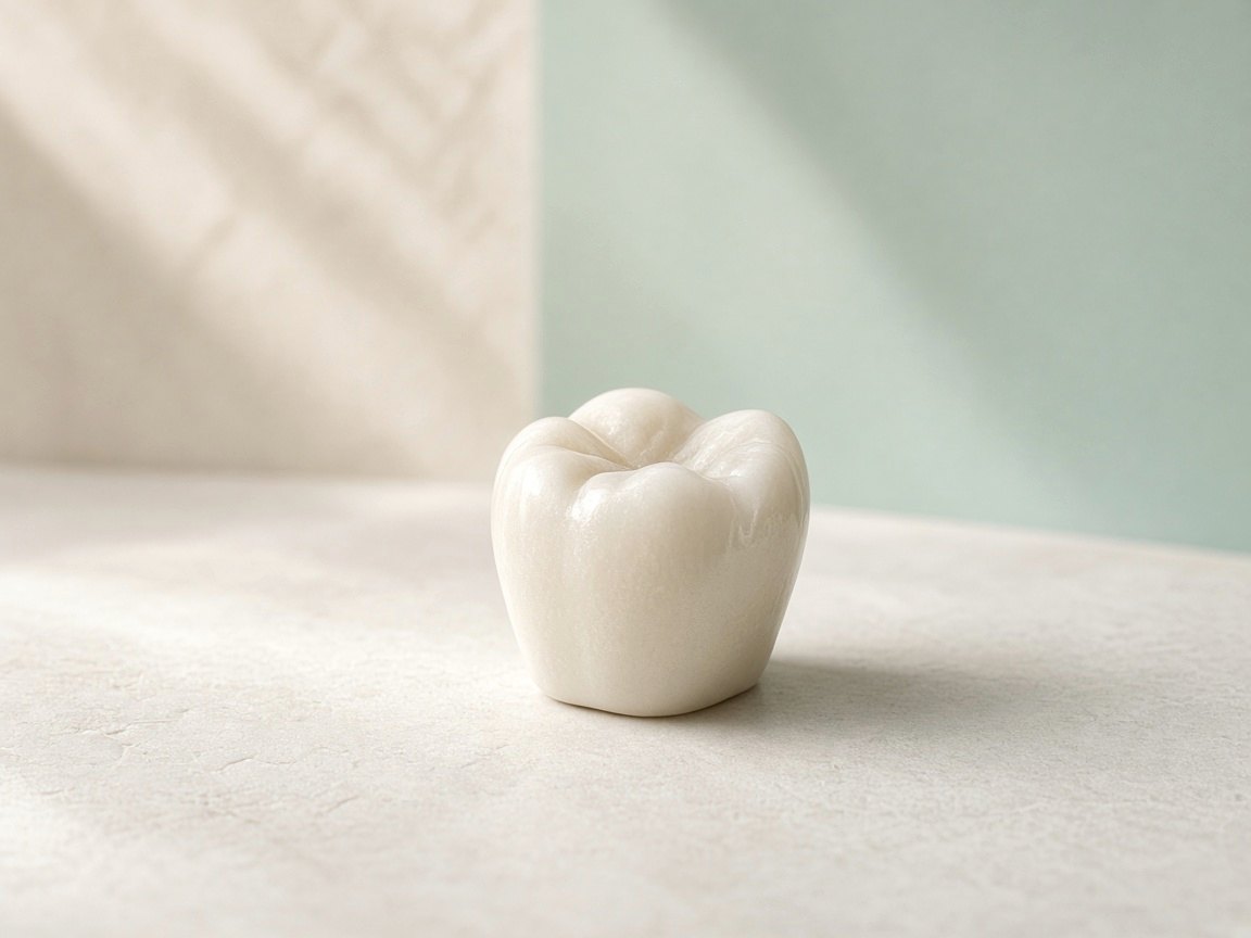 A ceramic dental crown
